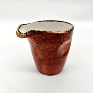 Red Stoneware Steelite Pourer